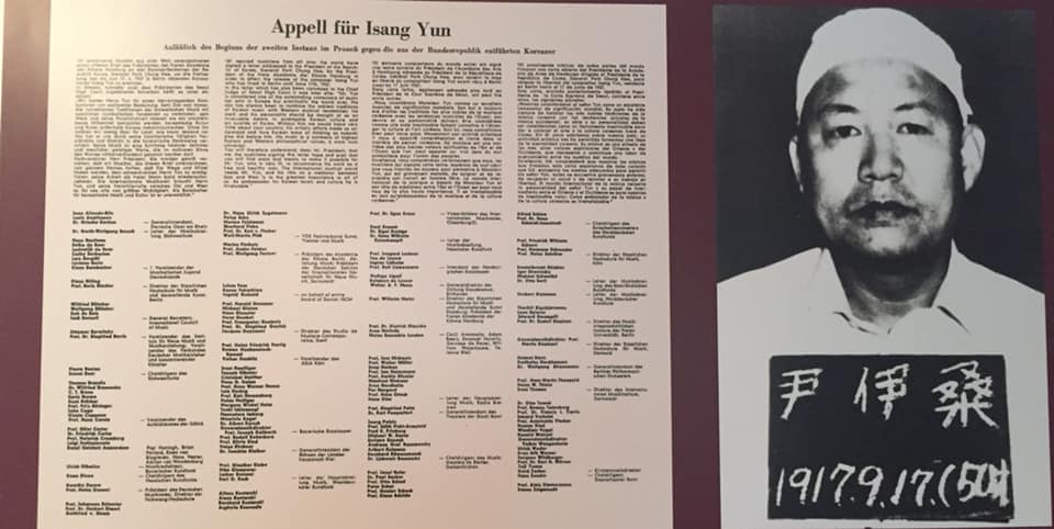 Appell für Isang Yun