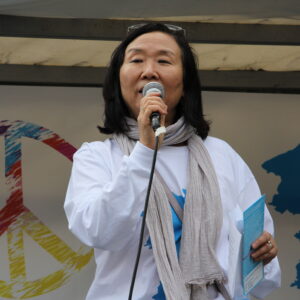 Menschenkette für ein vereintes Korea