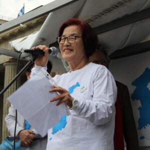 Menschenkette für ein vereintes Korea